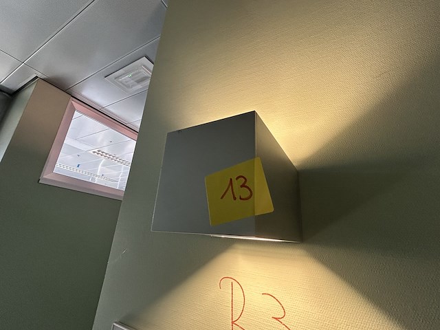 Wandverlichting alu (12st) - afbeelding 2 van  2