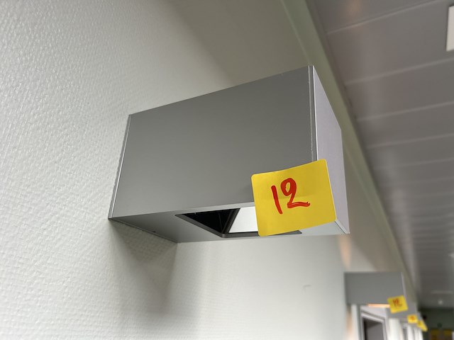 Wandverlichting alu (8st) - afbeelding 1 van  4