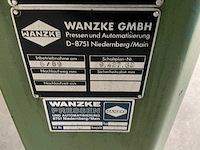 Wanzke wp45 hydraulische pers - afbeelding 3 van  6