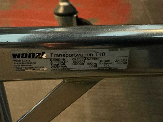 Wanzle t40 winkelkar (4x) - afbeelding 3 van  4