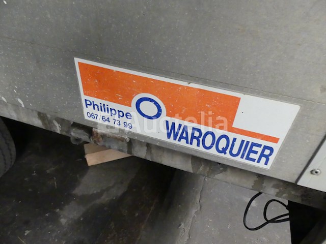 Waphi ha15 dubbelassige aanhanger - afbeelding 4 van  10
