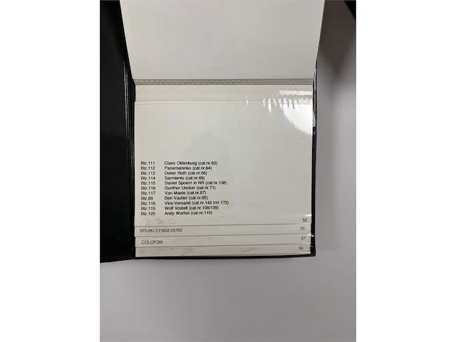 Warhol / panamarenko / ben vautier / fontana / … - afbeelding 4 van  5