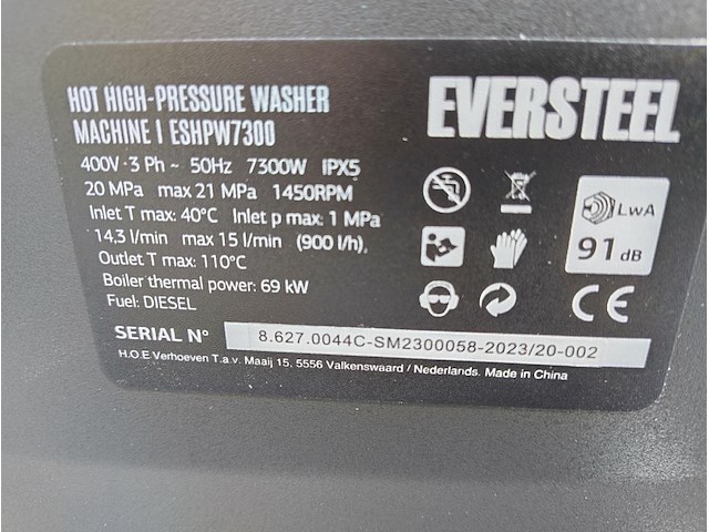 Warm water hogedrukreiniger - afbeelding 14 van  18