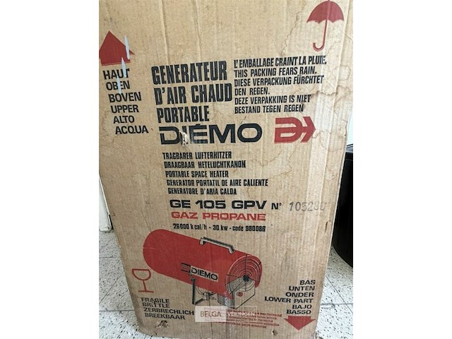 Warme luchtkanon diemo - afbeelding 1 van  2