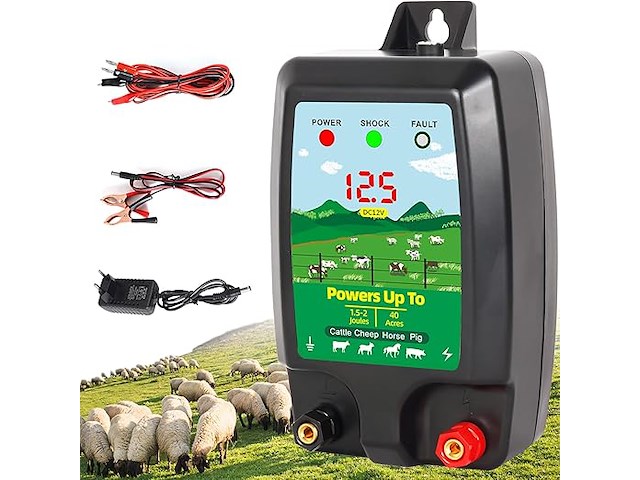 Warmfay afrasteringsapparaat 12 v met led-display - afbeelding 1 van  3