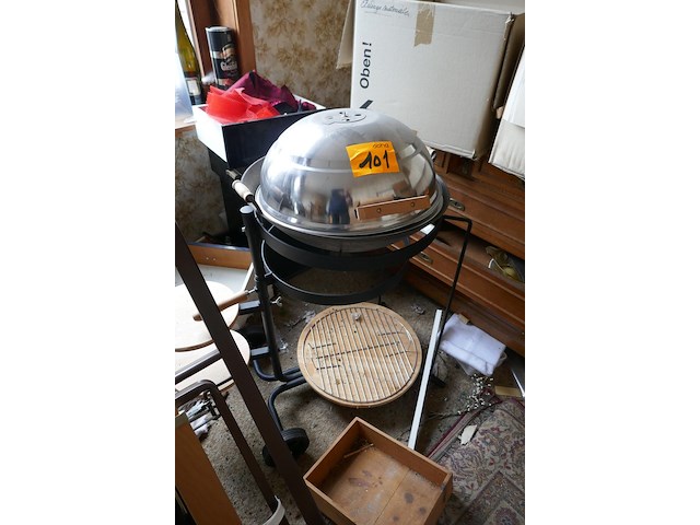 Warmhoudbak + bbq grill rooster - afbeelding 3 van  5