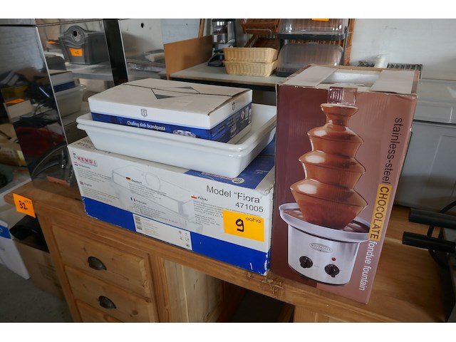 Warmhoudbak + chocoladefontein - afbeelding 1 van  4