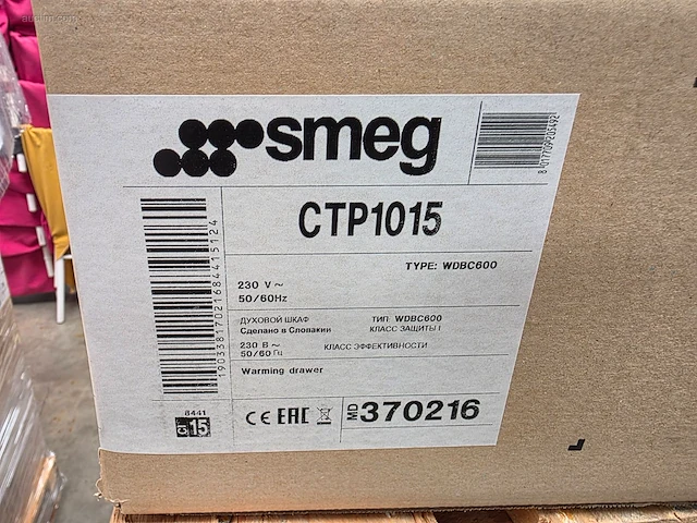 Warmhoudlade smeg ctp1015 - afbeelding 2 van  2