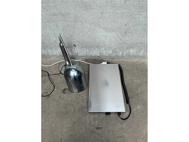 Warmhoudplaat met warmhoudlamp - afbeelding 3 van  3
