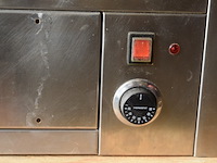 Warmhoudvitrine roestvrij staal ca. 90x78 cm - afbeelding 3 van  5