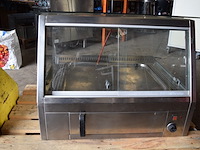 Warmhoudvitrine roestvrij staal ca. 90x78 cm - afbeelding 5 van  5