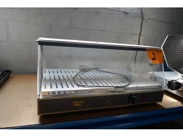 Warmhoudvitrine roller grill - afbeelding 2 van  4