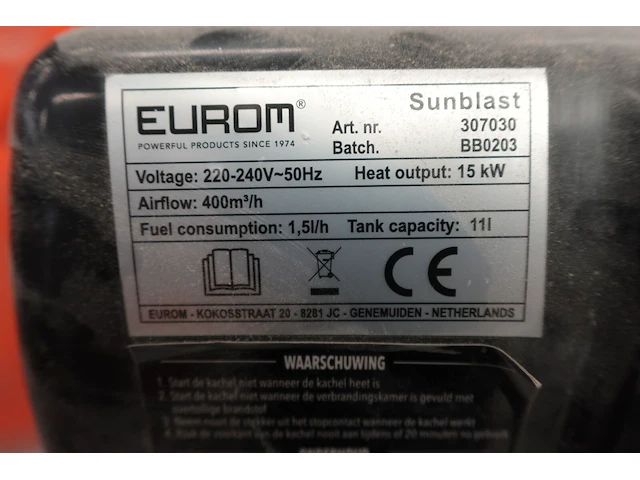 Warmtekanon eurom - afbeelding 4 van  4