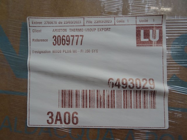 Warmtepompboiler ariston nuos plus system wifi 252 - afbeelding 2 van  3