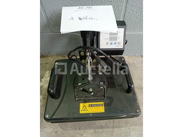 Warmtepressen voor het bewerken van textiel kopwarmtepers - afbeelding 2 van  3