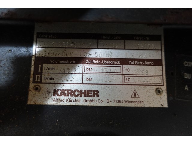 Warmwater hogedrukreiniger kärcher - afbeelding 2 van  14