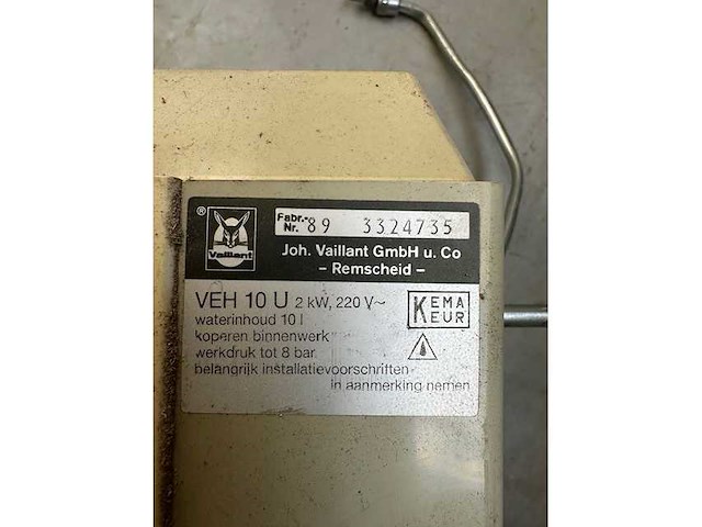 Warmwaterboiler elektrisch vailliant - other kitchen appliances - afbeelding 2 van  2