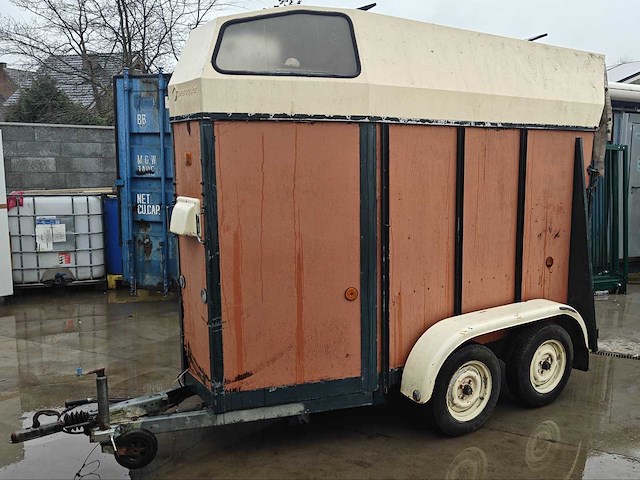 Waroquier 1,5 paardentrailer met papieren - afbeelding 1 van  16