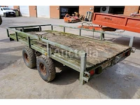 Waroquier tpv22 flatbed landbouwtrailer (vin: w87w2042w) - afbeelding 2 van  14