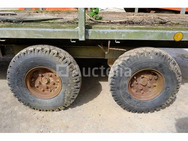 Waroquier tpv22 flatbed landbouwtrailer (vin: w87w2042w) - afbeelding 3 van  14