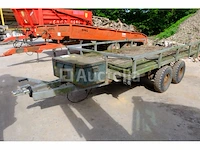 Waroquier tpv22 flatbed landbouwtrailer (vin: w87w2042w)