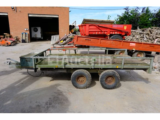 Waroquier tpv22 flatbed landbouwtrailer (vin: w87w2042w) - afbeelding 7 van  14