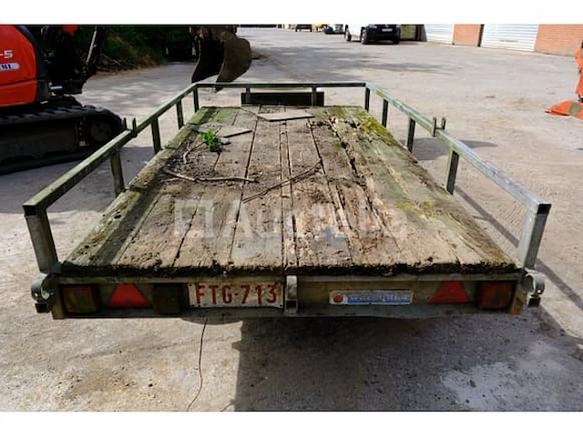 Waroquier tpv22 flatbed landbouwtrailer (vin: w87w2042w) - afbeelding 9 van  14