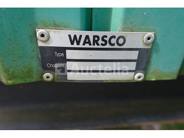 Warsco bw 6-2 bouwtrailer - afbeelding 4 van  24
