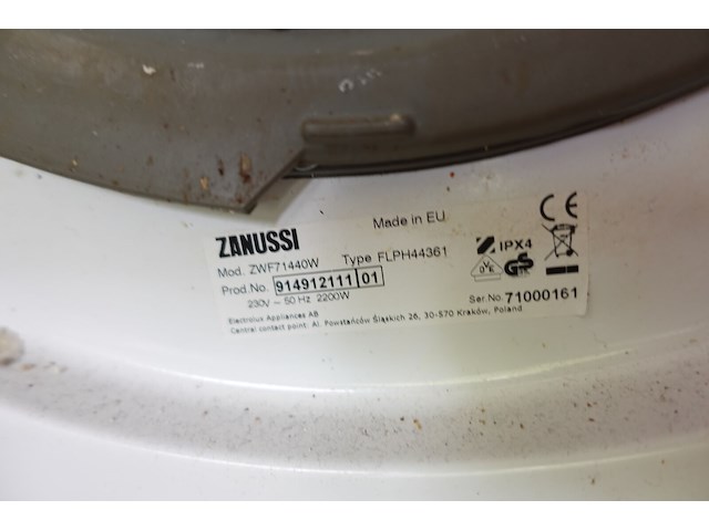 Was & droogkast zanussi - afbeelding 5 van  9