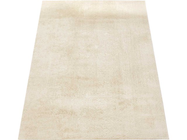 Wasbaar woonkamerkleed, kort vaal, effen in kleur, moderne stijl, zacht - 160 x 200 cm - afbeelding 3 van  6