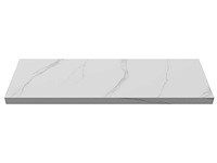 Wasbak dubbel + plank calacatta white 120cm - afbeelding 3 van  3