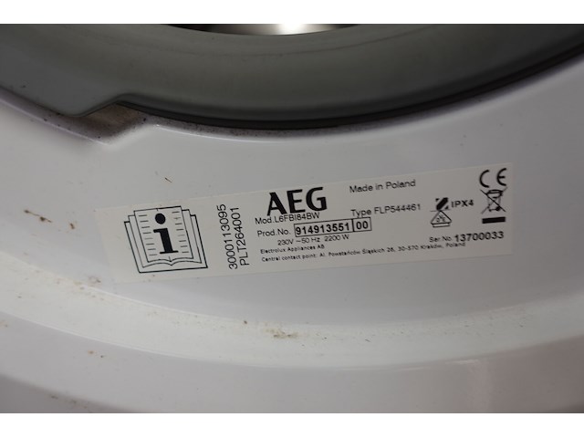 Wasmachine aeg - afbeelding 6 van  6
