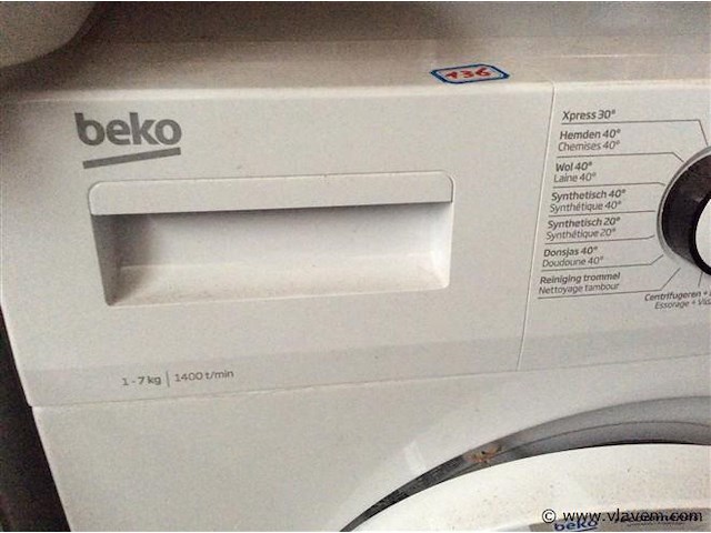 Wasmachine beco - afbeelding 2 van  2