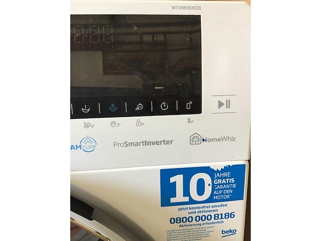 Wasmachine beko wtv8836xc01 - afbeelding 2 van  2