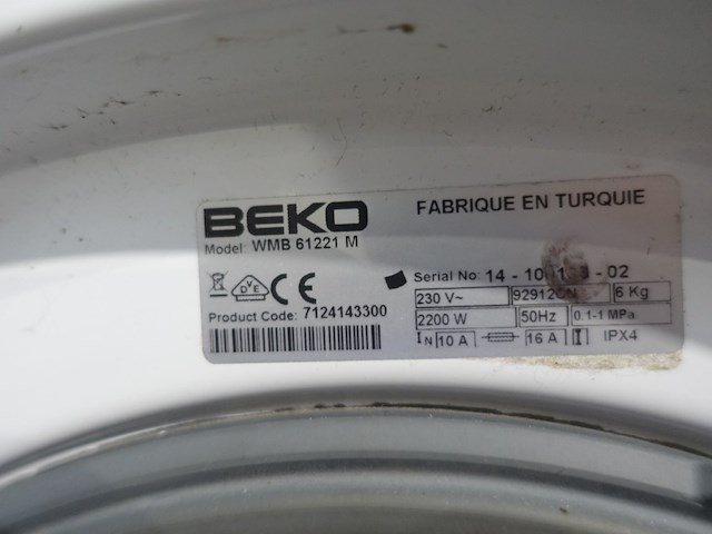 Wasmachine beko - afbeelding 10 van  10