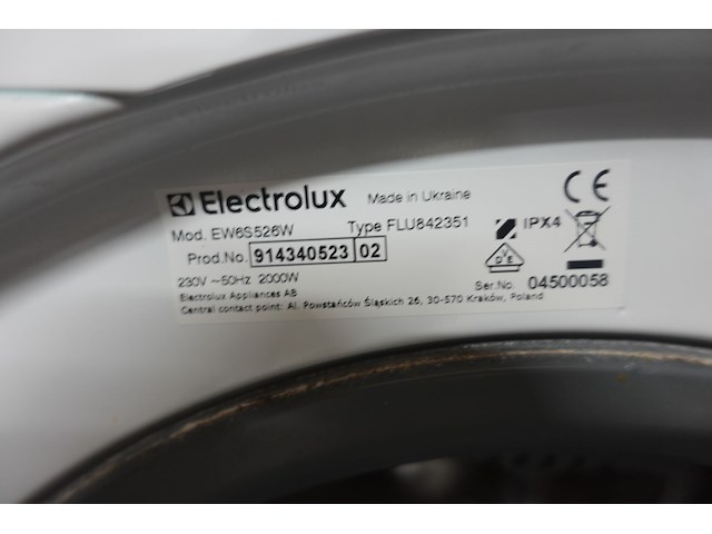 Wasmachine electrolux - afbeelding 5 van  5