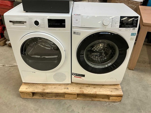 Wasmachine en wasdroger - afbeelding 1 van  6