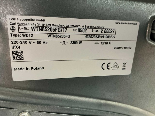 Wasmachine en wasdroger - afbeelding 5 van  6