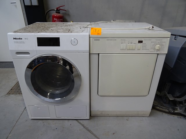 Wasmachine miele + droogkast siemens - afbeelding 1 van  11