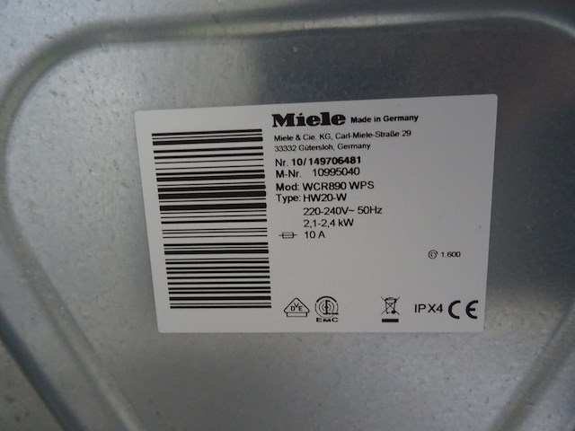 Wasmachine miele + droogkast siemens - afbeelding 6 van  11