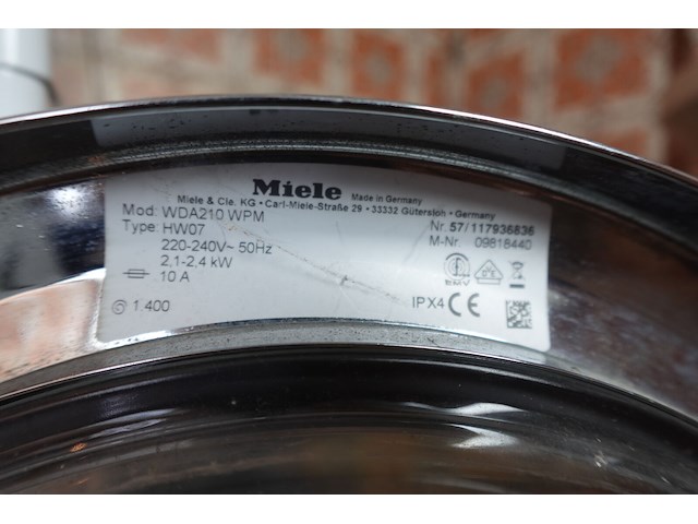 Wasmachine miele - afbeelding 3 van  3