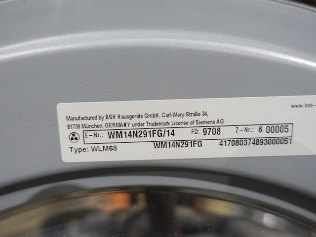 Wasmachine siemens - afbeelding 4 van  4