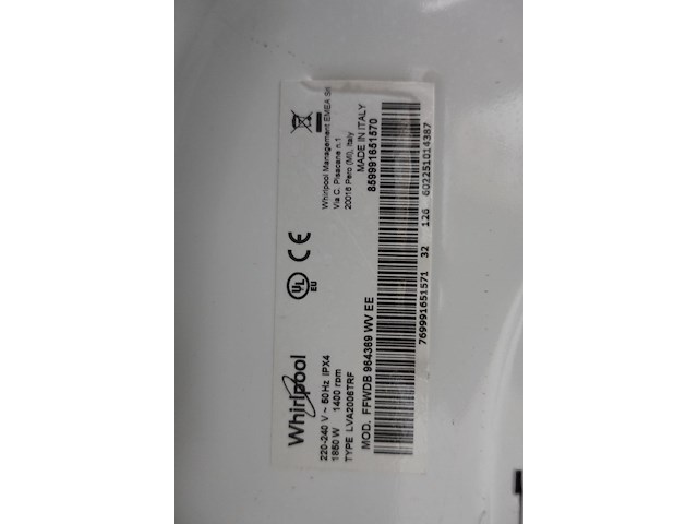 Wasmachine whirlpool - afbeelding 8 van  8