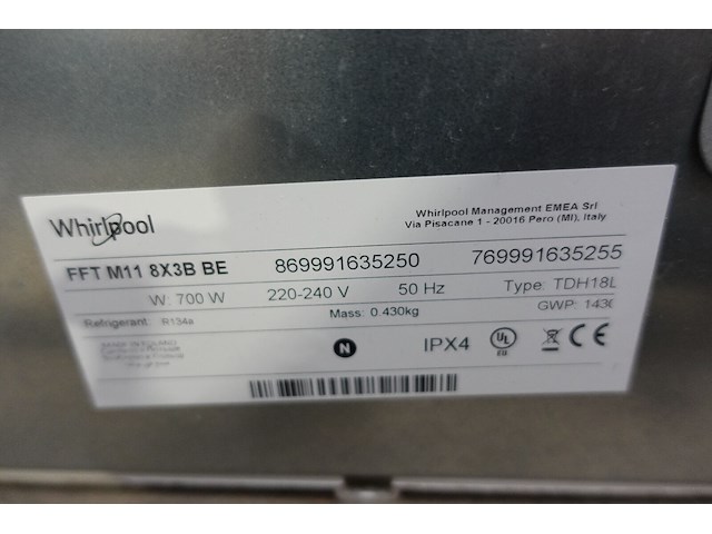 Wasmachine whirlpool - afbeelding 7 van  7
