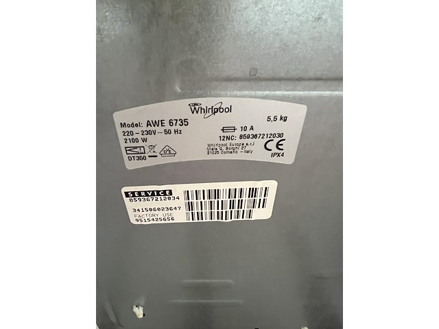 Wasmachine whirpool - afbeelding 6 van  6