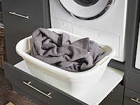 Wasmachinekast laundreezy | 68 x 68 x 162 cm | antraciet - afbeelding 1 van  7