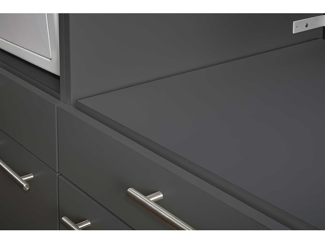 Wasmachinekast laundreezy | 68 x 68 x 162 cm | antraciet - afbeelding 2 van  7