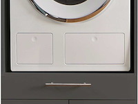 Wasmachinekast laundreezy | 68 x 68 x 162 cm | antraciet - afbeelding 5 van  7