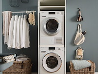 Wasmachinekast laundreezy 68 x 68 x 200 cm - wit - afbeelding 7 van  7