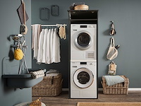 Wasmachinekast laundreezy | 68 x 68 x 200 cm | antraciet - afbeelding 1 van  7